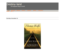 Tablet Screenshot of destinyland.org